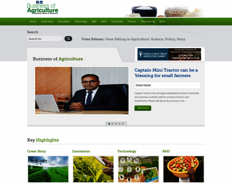 Businessofagriculture.com thumbnail