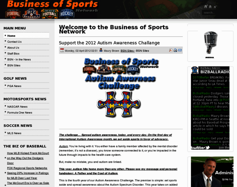 Businessofsportsnetwork.com thumbnail
