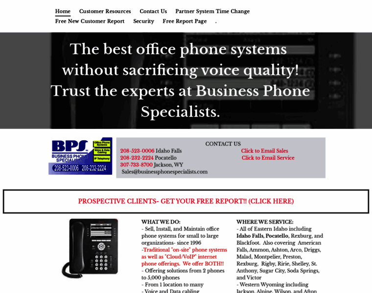 Businessphonespecialists.com thumbnail