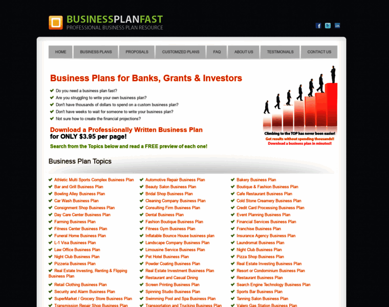 Businessplanfast.com thumbnail