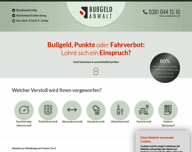 Bussgeld-anwalt-bundesweit.de thumbnail