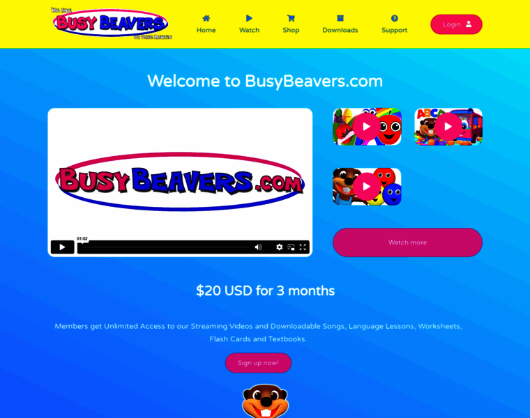 Busybeavers.com thumbnail