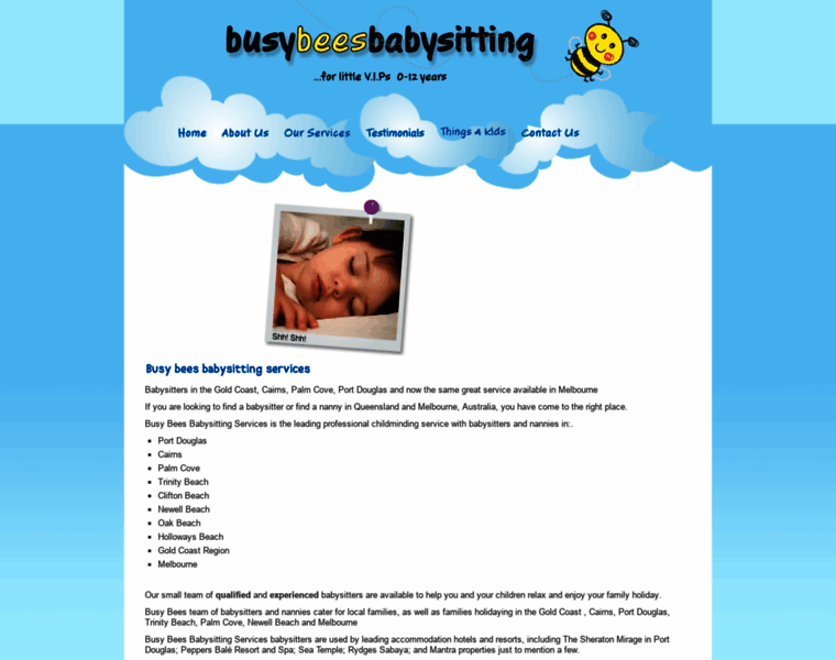 Busybeesbabysitting.com.au thumbnail