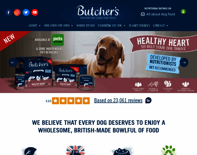 Butchersdogfood.co.uk thumbnail