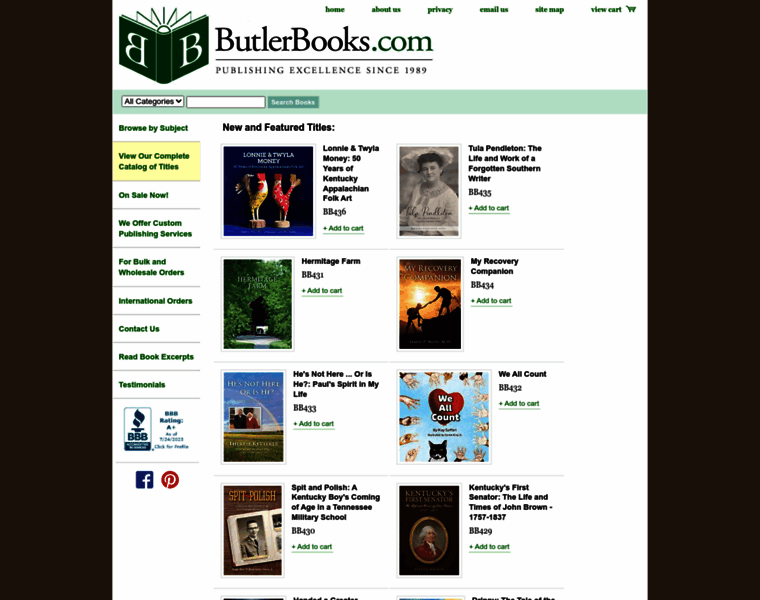 Butlerbooks.com thumbnail