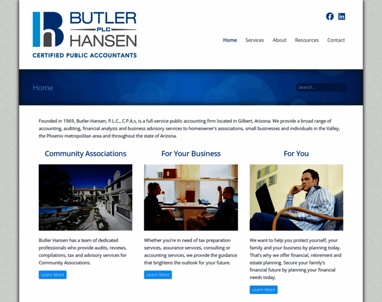 Butlerhansen.com thumbnail