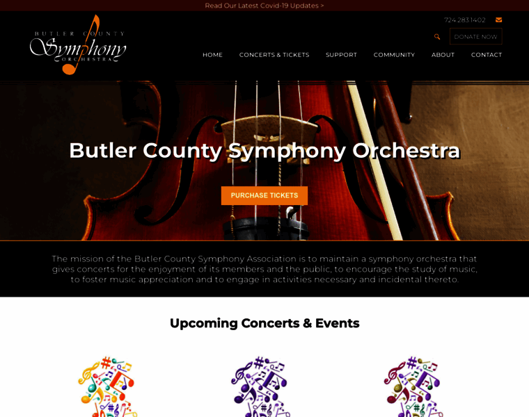 Butlersymphony.org thumbnail