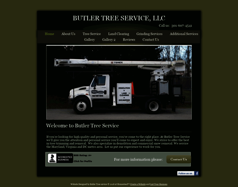 Butlertreeservice.com thumbnail