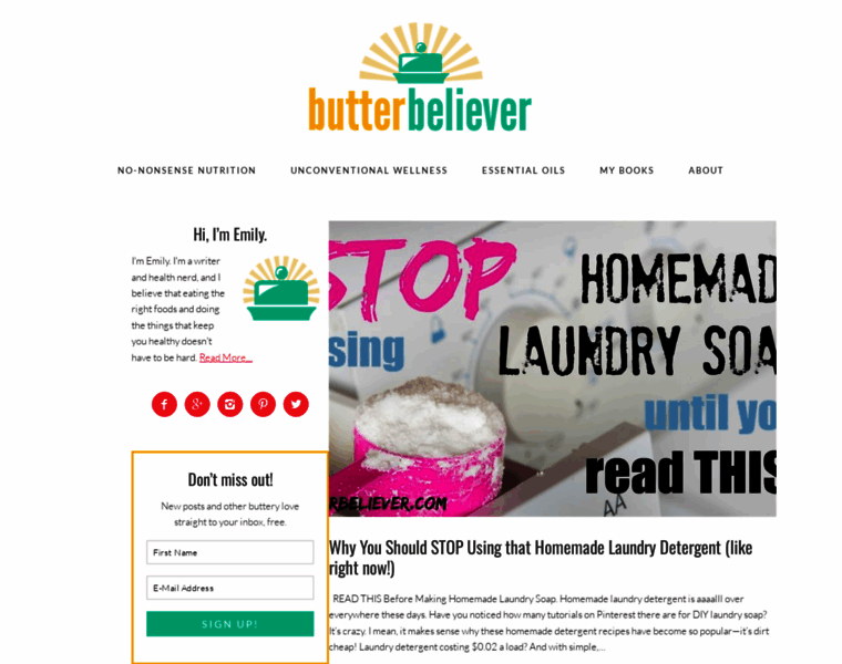 Butterbeliever.com thumbnail