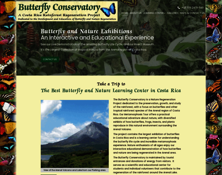 Butterflyconservatory.org thumbnail