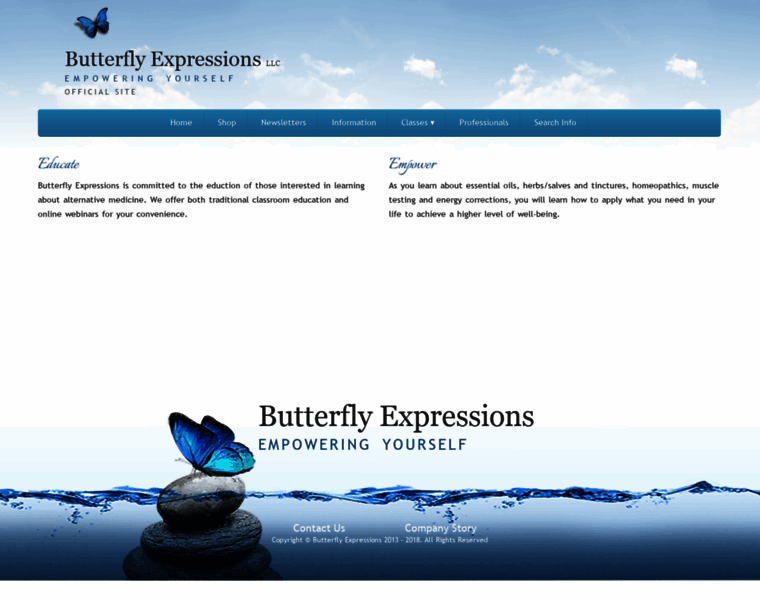 Butterflyexpressions.org thumbnail