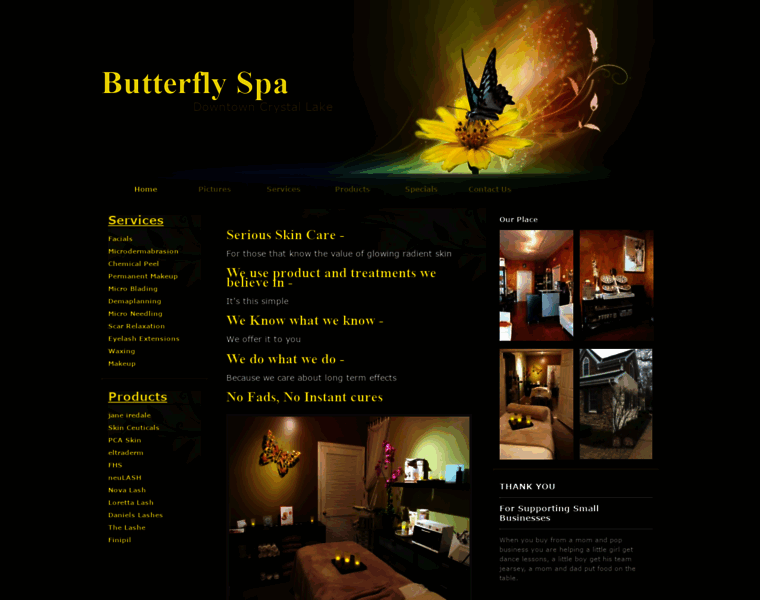 Butterflyspa.com thumbnail