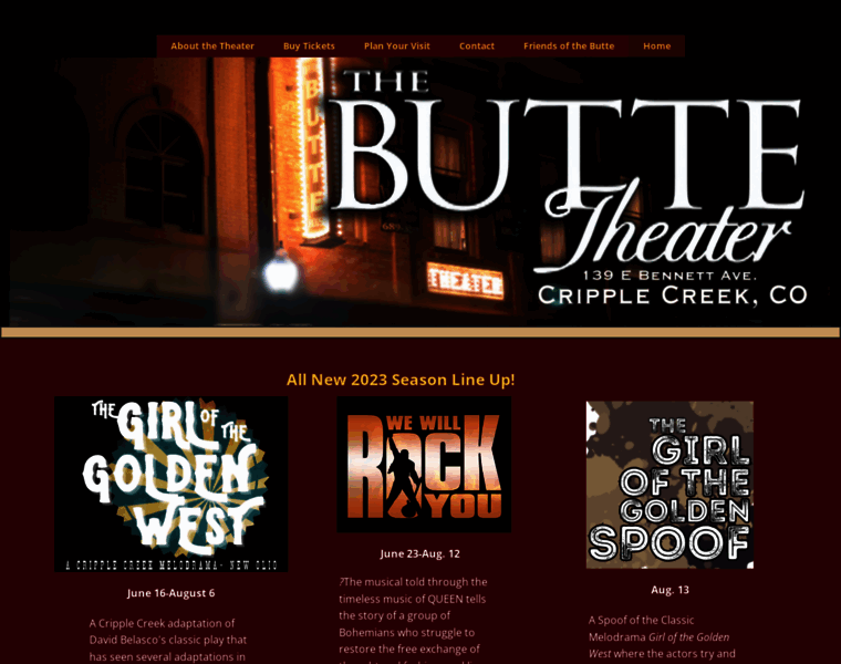 Buttetheater.com thumbnail