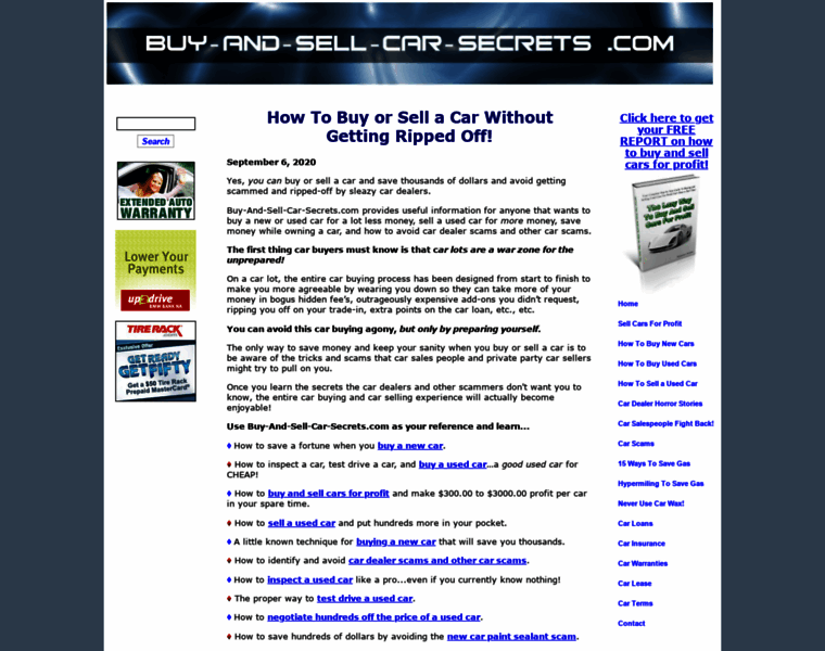 Buy-and-sell-car-secrets.com thumbnail
