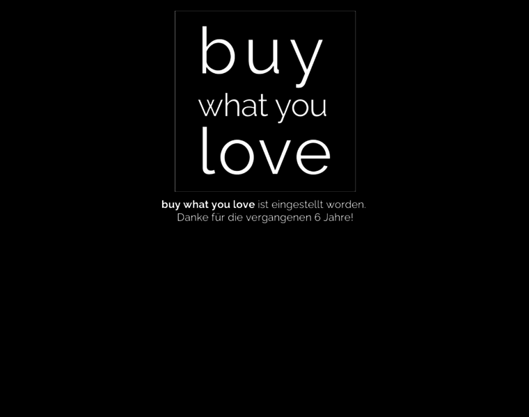 Buy-what-you-love.de thumbnail
