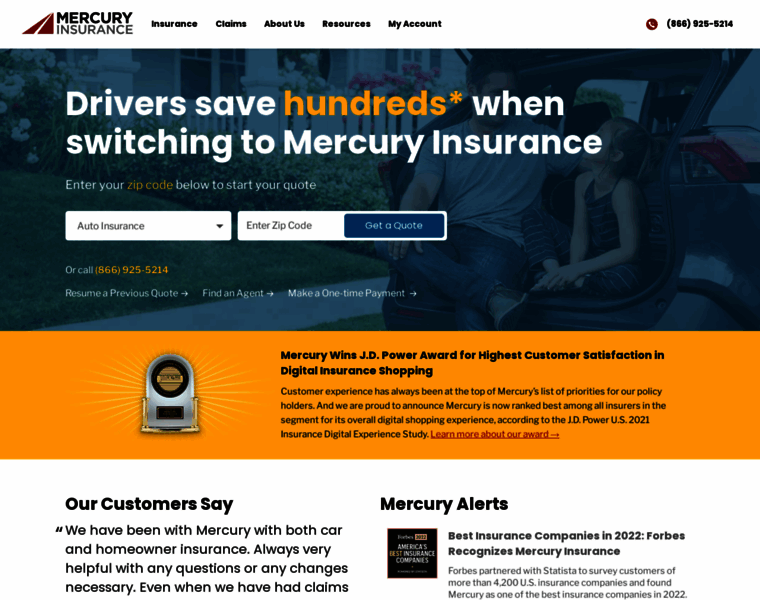 Buy.mercuryinsurance.com thumbnail