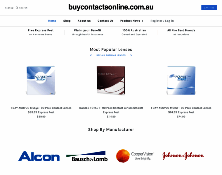 Buycontactsonline.com.au thumbnail