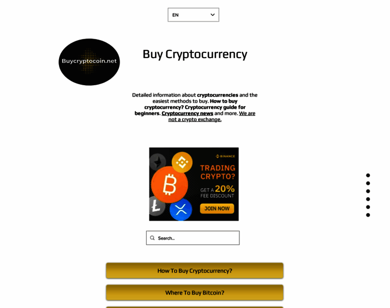 Buycryptocoin.net thumbnail