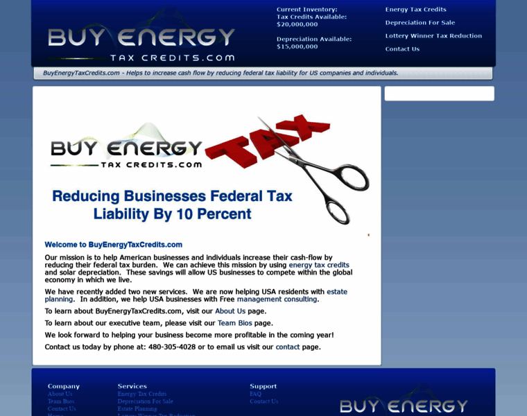 Buyenergytaxcredits.com thumbnail