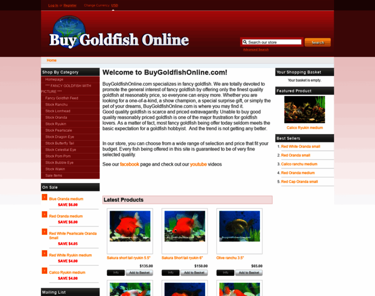 Buygoldfishonline.com thumbnail