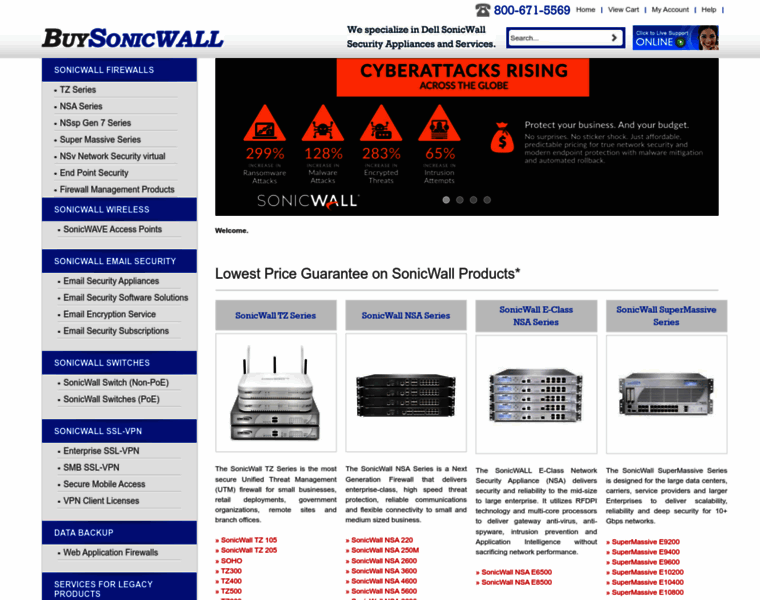 Buysonicwall.net thumbnail