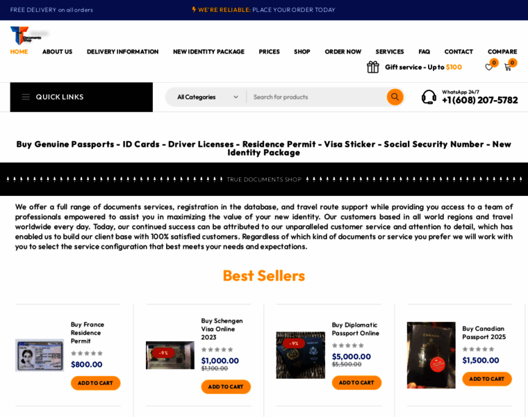 Buytruedocuments.com thumbnail