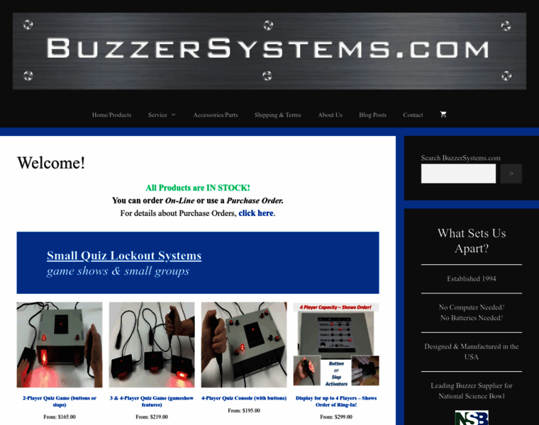 Buzzersystems.com thumbnail