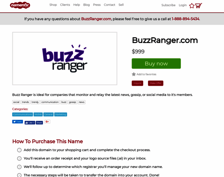 Buzzranger.com thumbnail