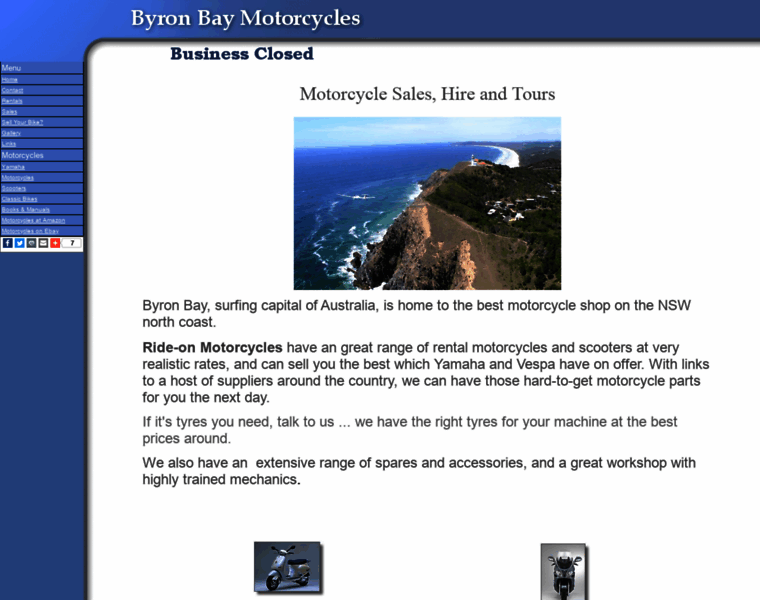 Byronbaymotorcycles.com thumbnail