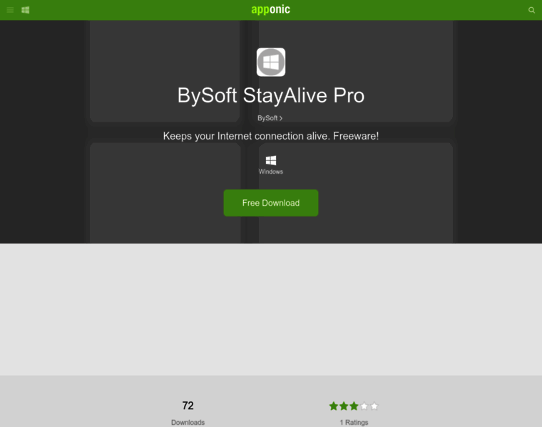 Bysoft-stayalive-pro.apponic.com thumbnail