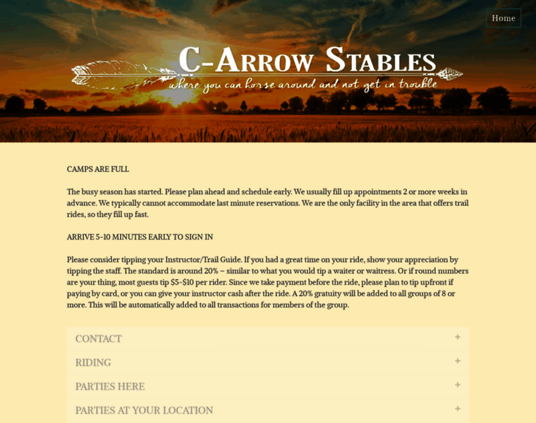 C-arrow-stables.com thumbnail