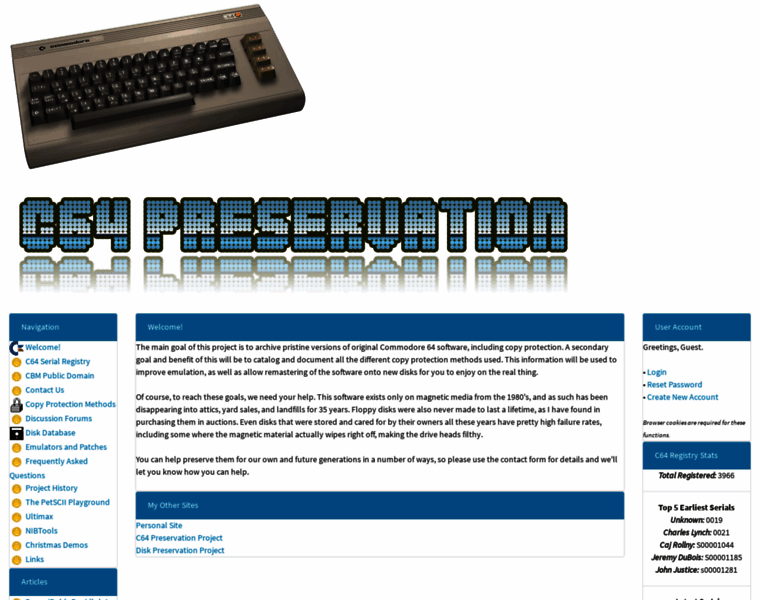 C64preservation.com thumbnail