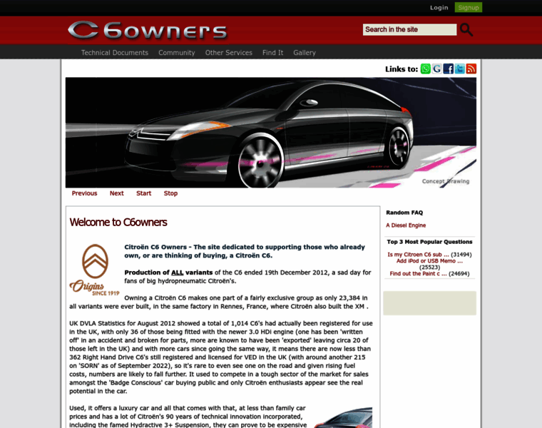 C6owners.org thumbnail