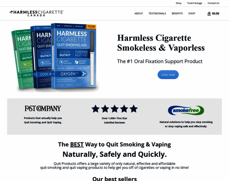 Ca.harmlesscigarette.com thumbnail