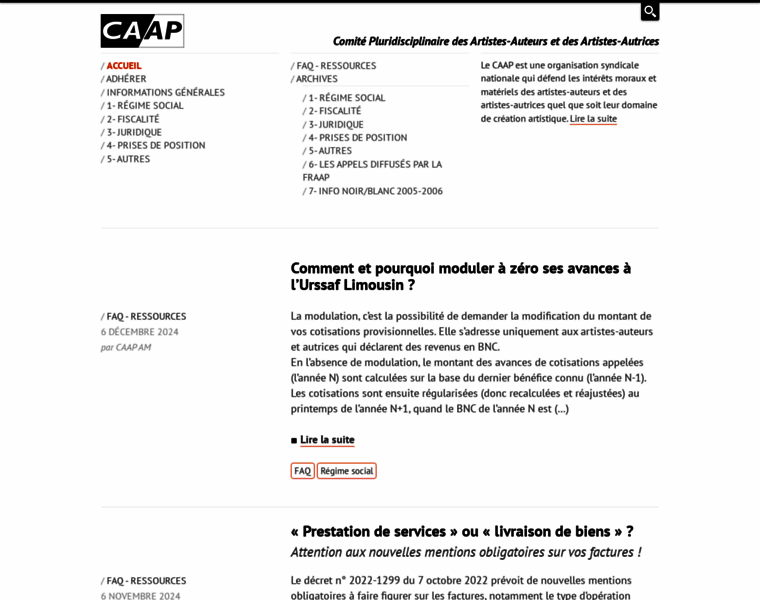 Caap.asso.fr thumbnail
