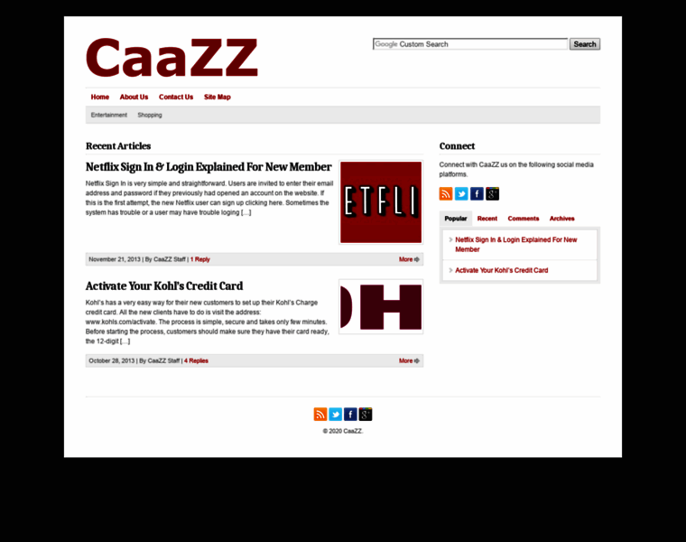 Caazz.com thumbnail