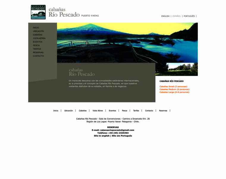 Cabanasriopescado.cl thumbnail