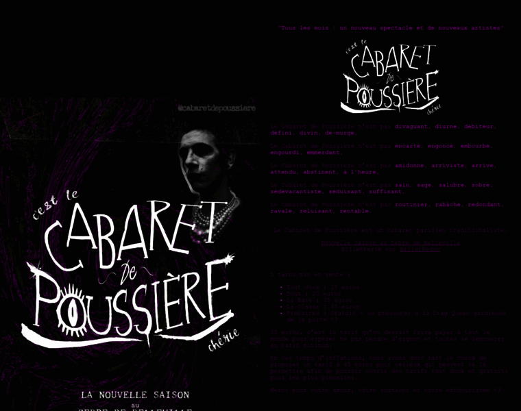 Cabaretdepoussiere.fr thumbnail