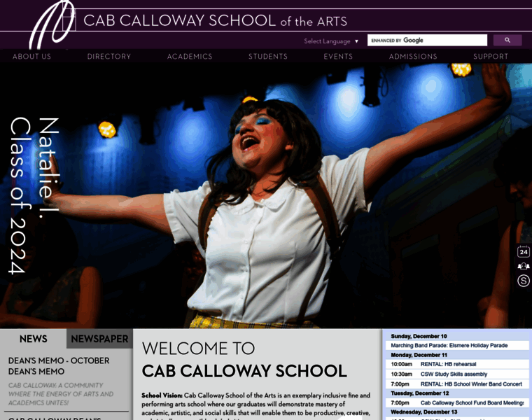 Cabcallowayschool.org thumbnail