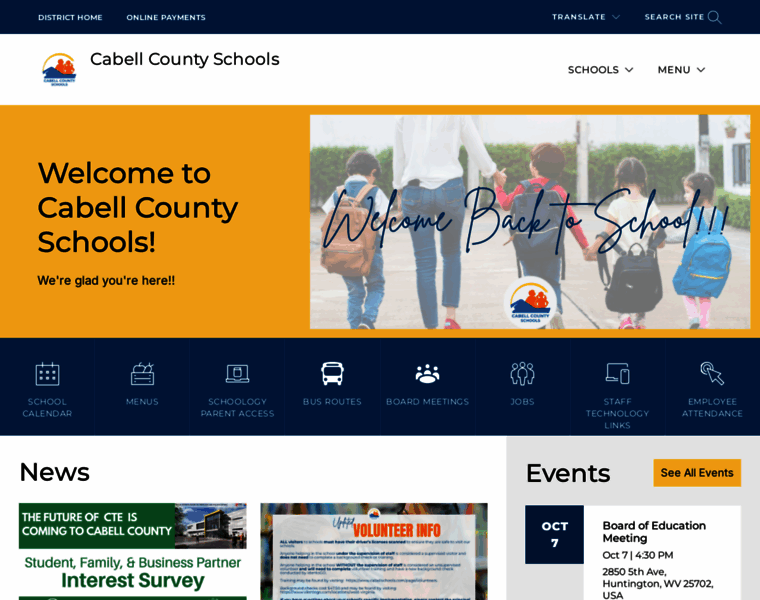 Cabellschools.com thumbnail