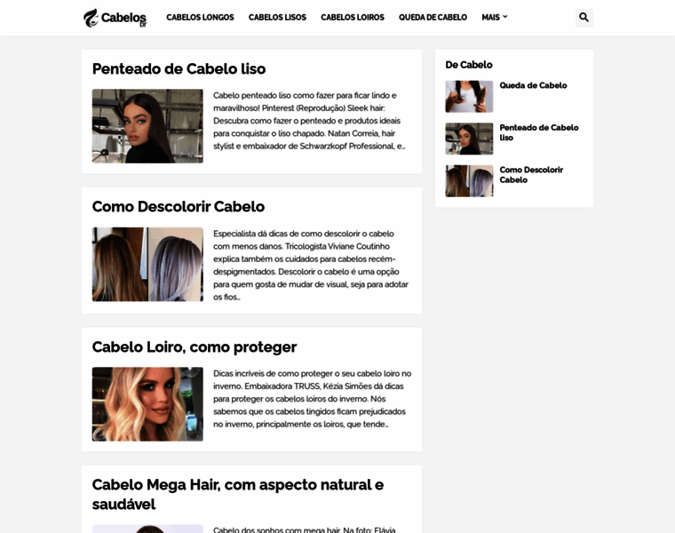Cabelosbr.com.br thumbnail