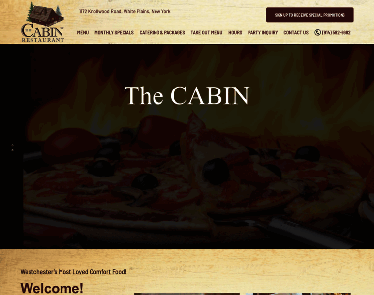 Cabinrestaurantny.com thumbnail