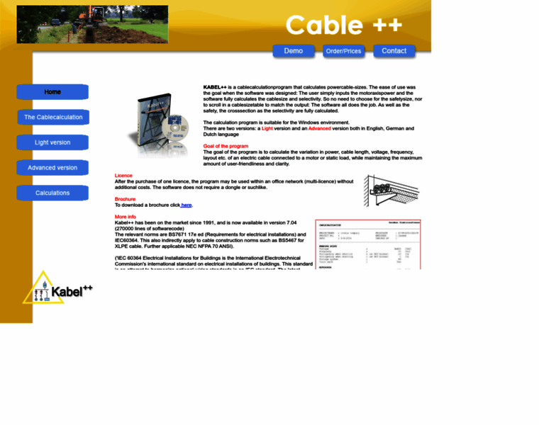 Cablecalculation.eu thumbnail