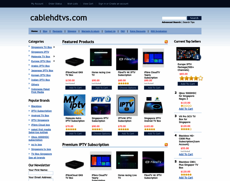 Cablehdtvs.com thumbnail