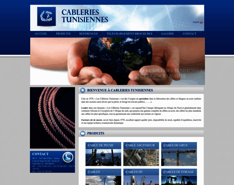 Cableries-tunisiennes.com thumbnail