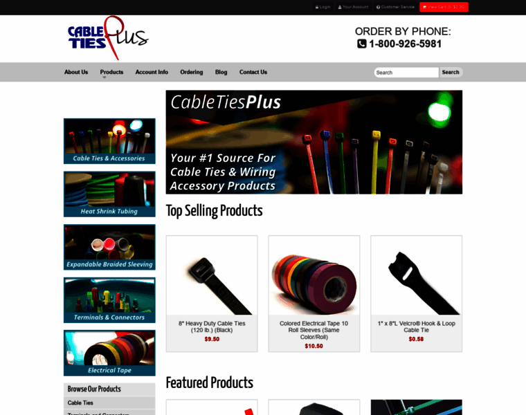 Cabletiesplus.com thumbnail
