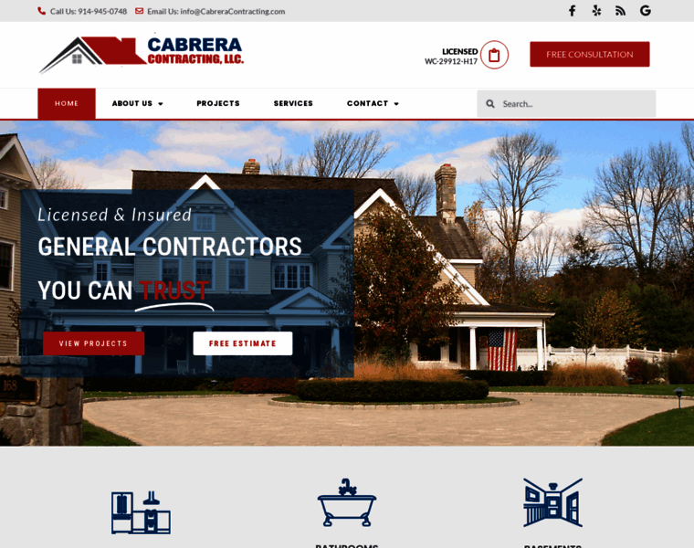 Cabreracontracting.com thumbnail