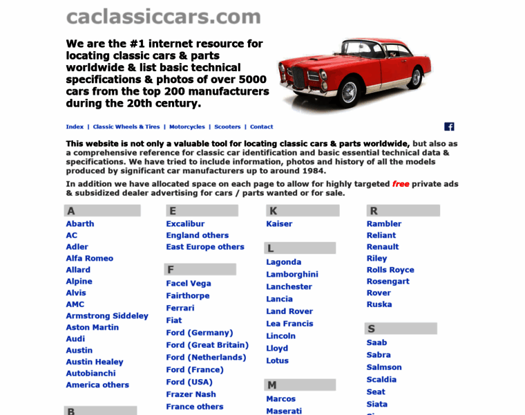 Caclassiccars.com thumbnail