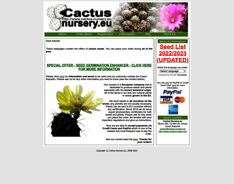 Cactus-nursery.eu thumbnail
