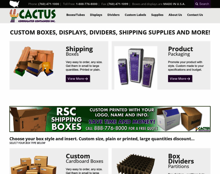 Cactuscontainers.com thumbnail